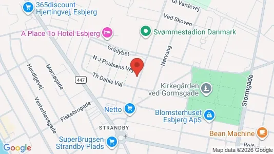 Lejligheder til leje i Esbjerg Centrum - Foto fra Google Street View