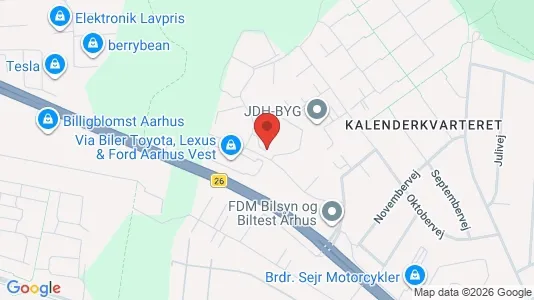 Lejligheder til leje i Århus V - Foto fra Google Street View