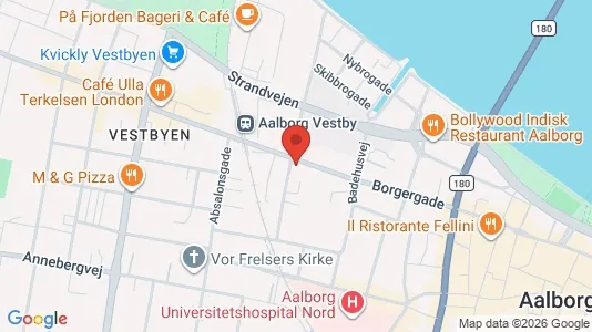 Lejligheder til leje i Aalborg Centrum - Foto fra Google Street View