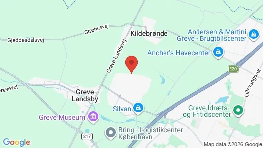 Huse til salg i Greve - Foto fra Google Street View