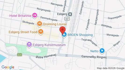 Lejligheder til leje i Esbjerg Centrum - Foto fra Google Street View
