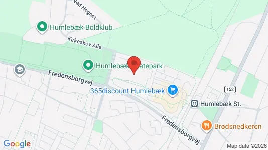 Lejligheder til leje i Humlebæk - Foto fra Google Street View