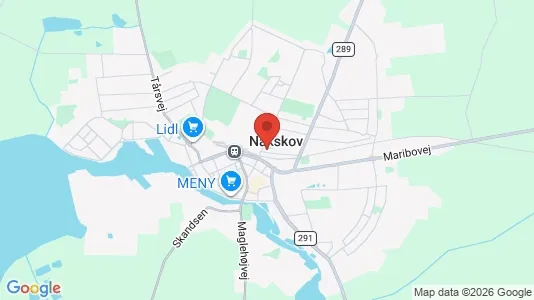 Huse til salg i Nakskov - Foto fra Google Street View