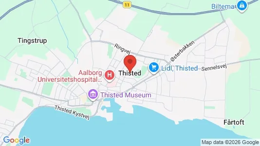 Huse til salg i Thisted - Foto fra Google Street View