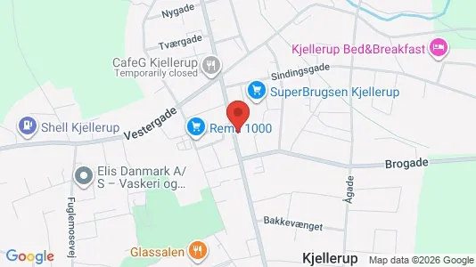 Lejligheder til leje i Kjellerup - Foto fra Google Street View