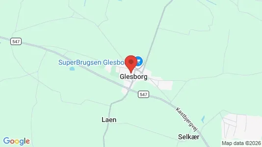 Sommerhuse til salg i Glesborg - Foto fra Google Street View