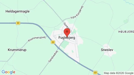 Grunde til salg i Fuglebjerg - Foto fra Google Street View