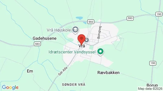 Huse til salg i Vrå - Foto fra Google Street View