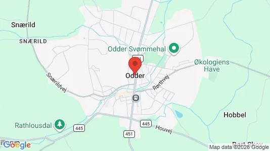 Huse til salg i Odder - Foto fra Google Street View