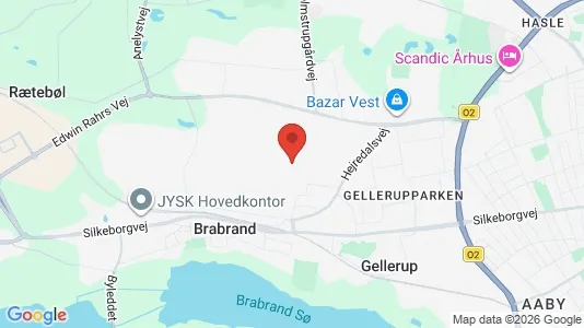 Rækkehuse til salg i Brabrand - Foto fra Google Street View