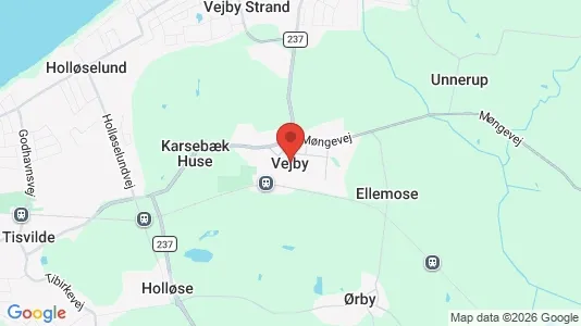 Sommerhuse til salg i Vejby - Foto fra Google Street View