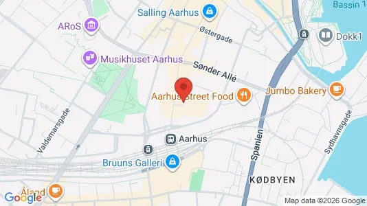 Lejligheder til salg i Århus C - Foto fra Google Street View