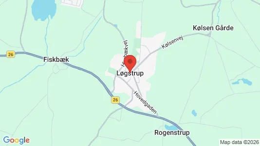 Huse til salg i Løgstrup - Foto fra Google Street View