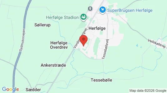 Grunde til salg i Herfølge - Foto fra Google Street View