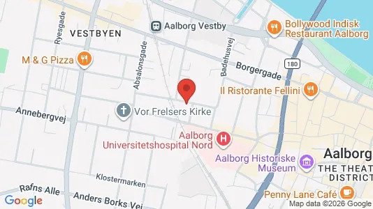 Lejligheder til salg i Aalborg Centrum - Foto fra Google Street View