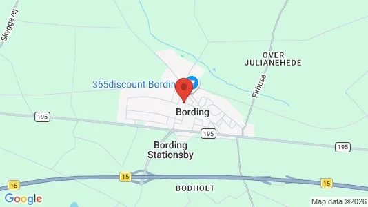 Huse til salg i Bording - Foto fra Google Street View