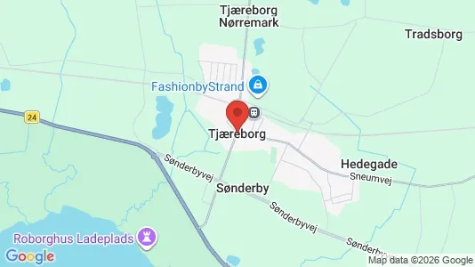 Rækkehuse til salg i Tjæreborg - Foto fra Google Street View