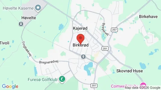 Huse til salg i Birkerød - Foto fra Google Street View