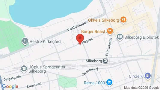 Lejligheder til salg i Silkeborg - Foto fra Google Street View