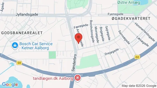 Lejligheder til salg i Aalborg Centrum - Foto fra Google Street View