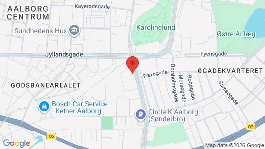 Andelsboliger til salg i Aalborg Centrum - Foto fra Google Street View