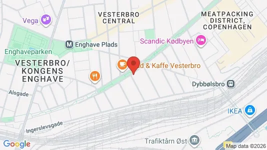Lejligheder til salg i Vesterbro - Foto fra Google Street View