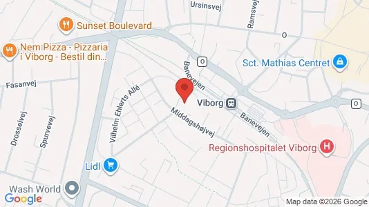 Lejligheder til leje i Viborg - Foto fra Google Street View
