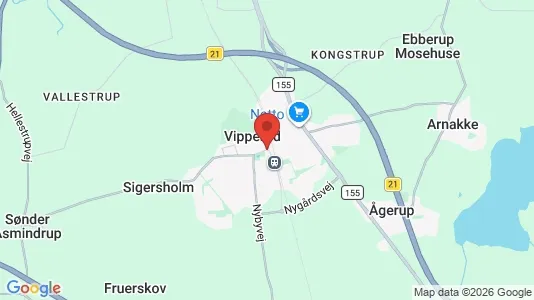Huse til salg i Vipperød - Foto fra Google Street View