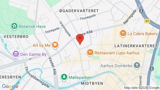 Lejligheder til salg i Århus C - Foto fra Google Street View