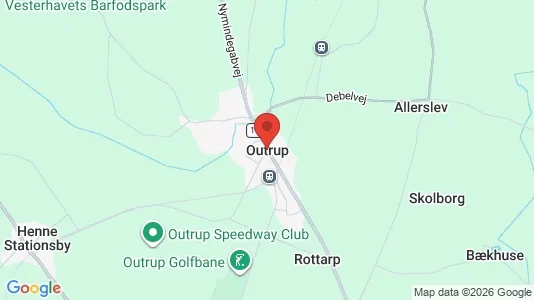 Huse til salg i Outrup - Foto fra Google Street View