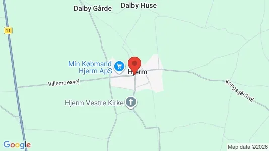 Huse til salg i Hjerm - Foto fra Google Street View