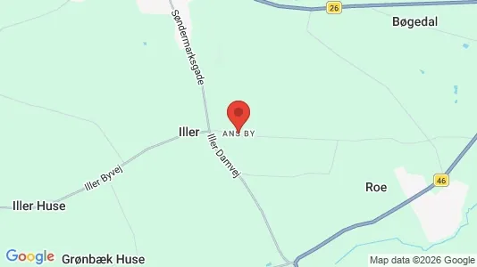 Huse til salg i Ans By - Foto fra Google Street View