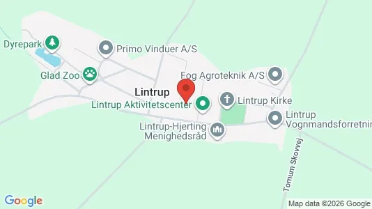 Lejligheder til leje i Lintrup - Foto fra Google Street View