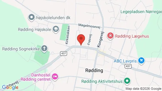 Lejligheder til leje i Rødding - Foto fra Google Street View