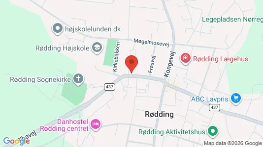 Lejligheder til leje i Rødding - Foto fra Google Street View