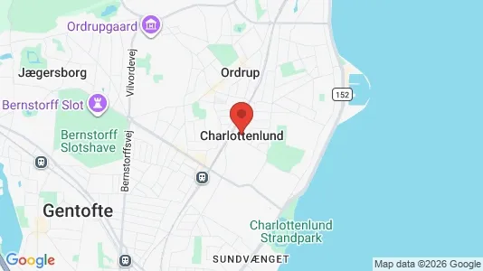 Huse til salg i Charlottenlund - Foto fra Google Street View