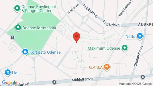 Lejligheder til leje i Odense V - Foto fra Google Street View