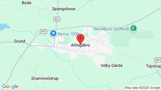Lejligheder til leje i Allingåbro - Foto fra Google Street View