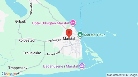 Huse til salg i Marstal - Foto fra Google Street View