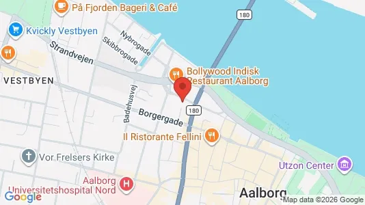 Lejligheder til salg i Aalborg Centrum - Foto fra Google Street View