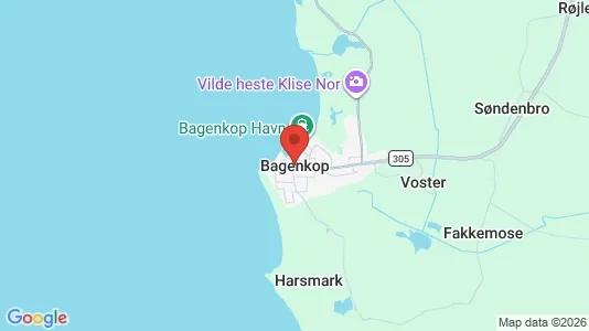 Huse til salg i Bagenkop - Foto fra Google Street View
