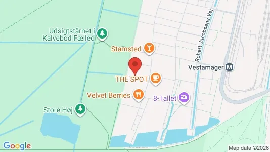 Lejligheder til leje i København S - kort over placeringen