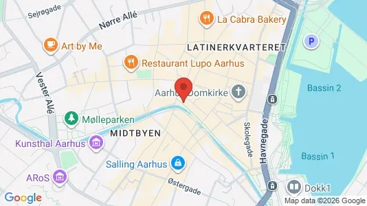 Lejligheder til salg i Århus C - Foto fra Google Street View