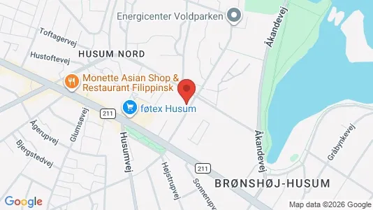 Lejligheder til leje i Brønshøj - kort over placeringen