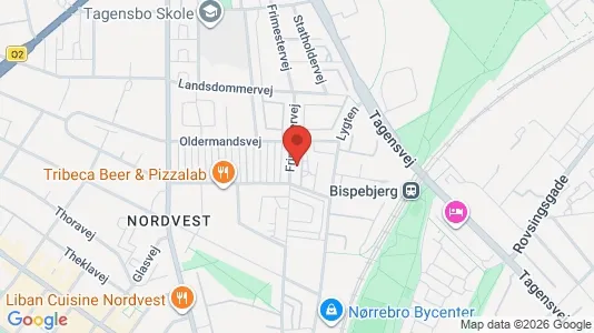 Lejligheder til salg i København NV - Foto fra Google Street View