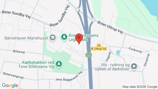 Lejligheder til salg i Aalborg Centrum - Foto fra Google Street View