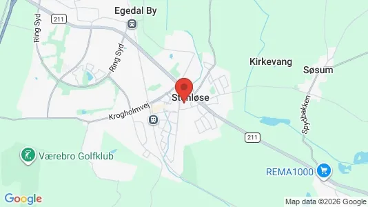 Huse til salg i Stenløse - Foto fra Google Street View