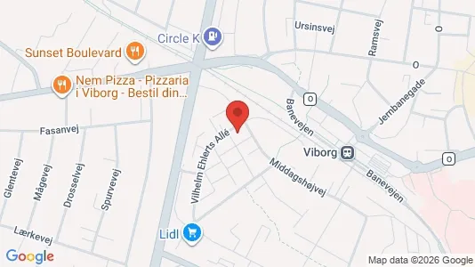 Lejligheder til leje i Viborg - Foto fra Google Street View