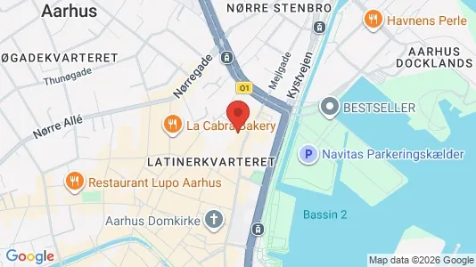 Lejligheder til salg i Århus C - Foto fra Google Street View