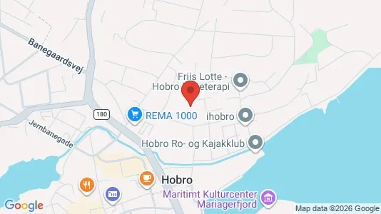 Lejligheder til leje i Hobro - kort over placeringen